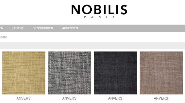 Homepage Dekostoffe kaufen von Nobilis