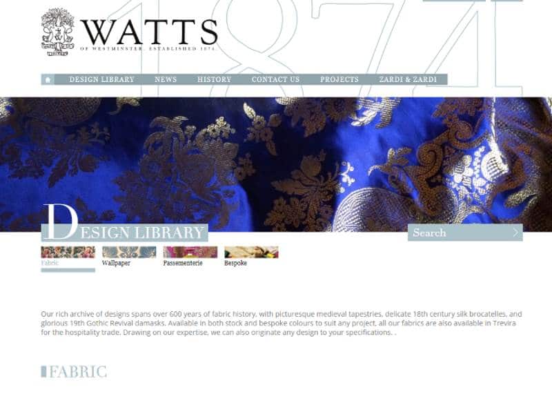 Homepage Dekostoffe von Watts