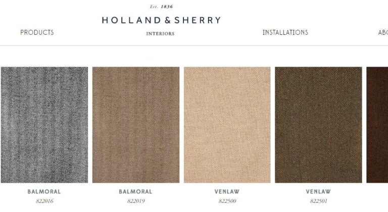 Dekostoffe von Holland & Sherry