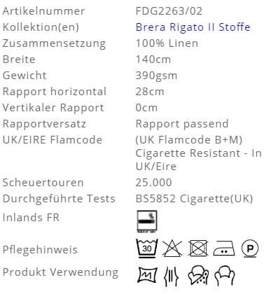 Bezugsstoff-Streifen-Brera-Nastro-Designers-Guild Produkt Info