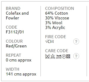Bezugsstoff-Streifen-Calder-Stripe-Colefax-Fowler Produkt Info