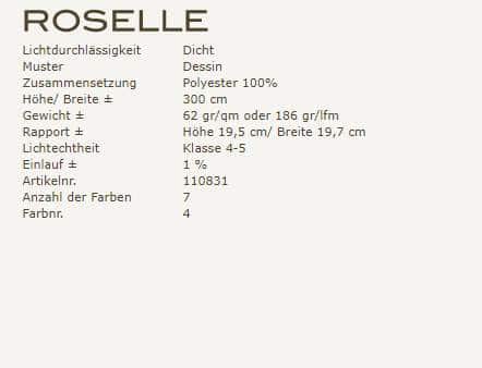 Gardinenideen Eclectic von Kobe Vorhangstoff Roselle Produkzbeschreibung