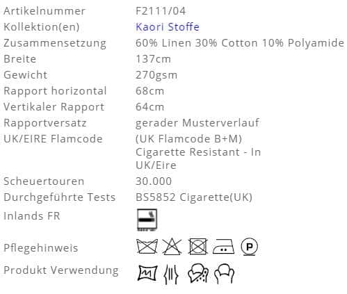 Bezugsstoff-Gemustert-Yuzen-Designers-Guild Pflege