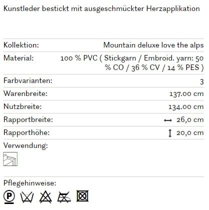 Bezugsstoff gemustert