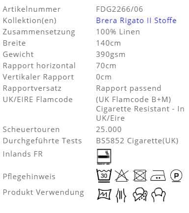 Vorhangstoff-Streifen-Brera Colorato-Designers-Guild Info