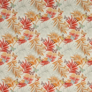 Vorhangstoffe mit Blumenmuster