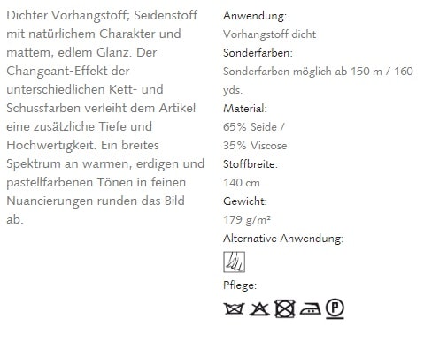 Vorhangsstoffe-Uni-Creation Baumann Ramin Info