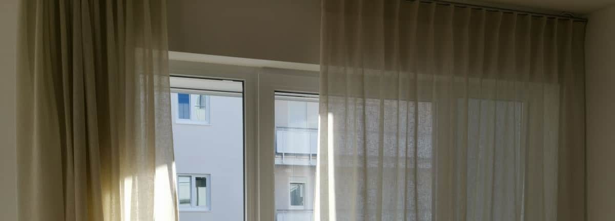 Leinen Gardinen transparent