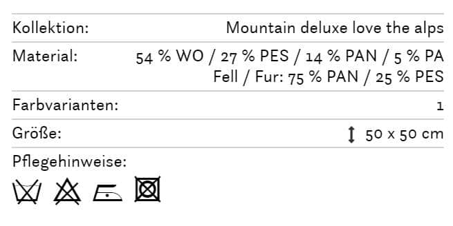 Alpines Kissen Geissenpeter 179 Info