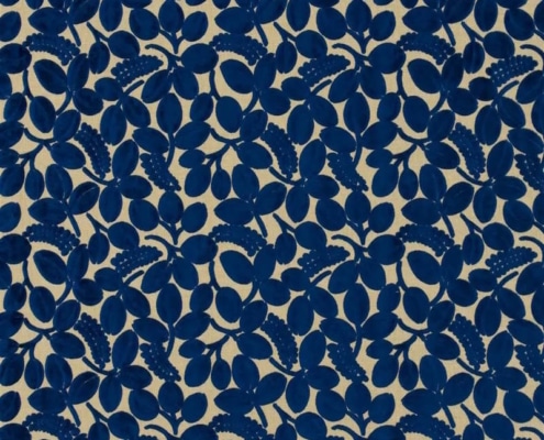 Bezugsstoff-Blumen-Calaggio-Indigo F2105-06 Designers-Guild