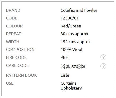 Bezugsstoff-Kariert-Galloway-Plaid-Colefax-Fowler Info