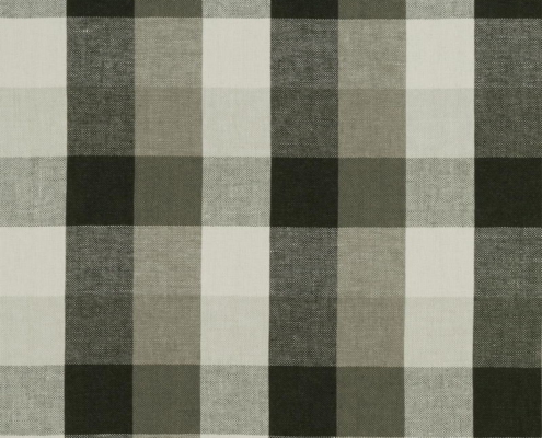 Bezugsstoff-kariert-Austin Check Charcoal F1042 Clarke-Clarke
