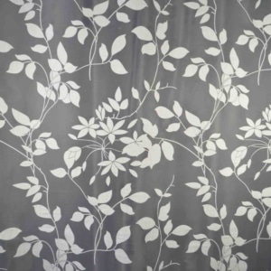 Gardinenstoff Blumenmuster Intex La Spezia 01 weiß