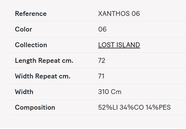 Gardinenstoff gemustert Lizzo Xantos 06 Info
