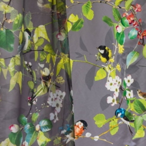 Gardinenstoffe Blumenmuster Creation Baumann OPHELIA VOILE