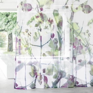 Gardinenstoffe Blumenmuster Creation Baumann VERDENA