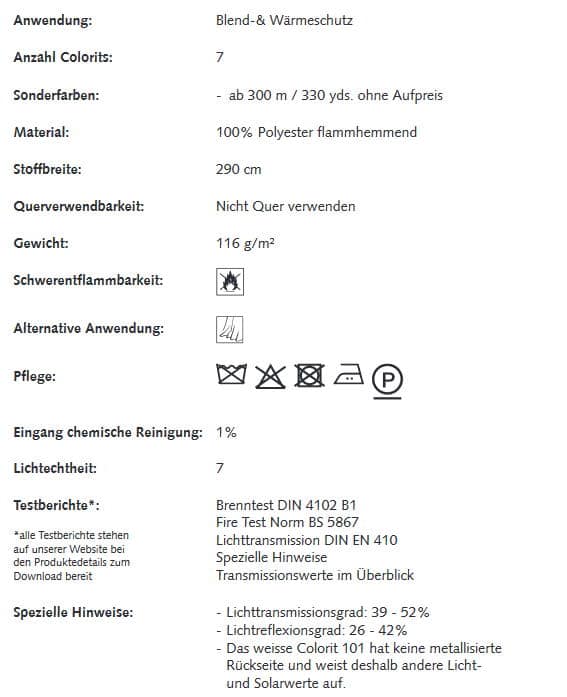 Gardinenstoffe Wärmeschutz Blendschutz ALU Net Creation Baumann 0101330 Info