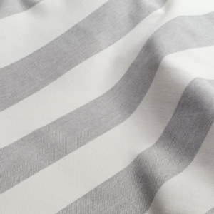 Bezugsstoff-Outdoor Nizza Stripe-Nya-Nordiska grau