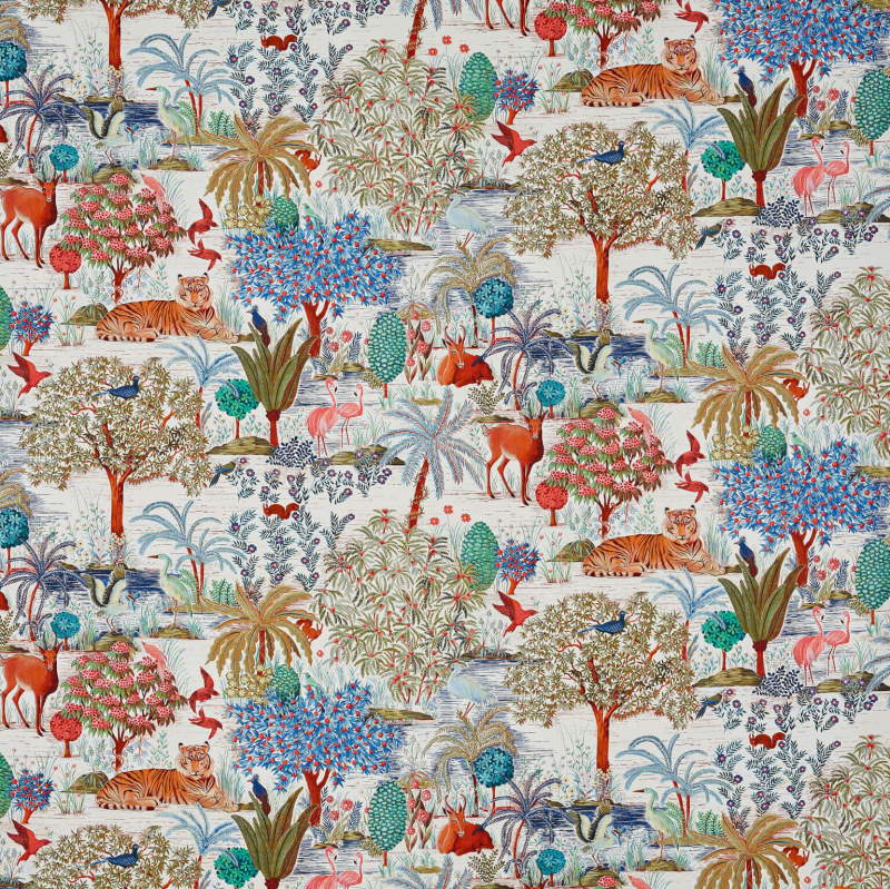 Vorhangstoff-gemustert F3469001 Le jardin du palais Pierre Frey