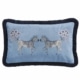 Clarke Clarke Lost World Boudoir Cushion hellblau M2175-02