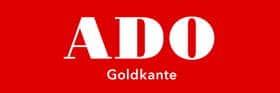 Ado-Goldkante Logo
