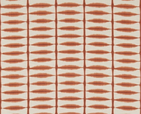 Gardinen Blumen Scion Shibori Farbe Chilli Quad