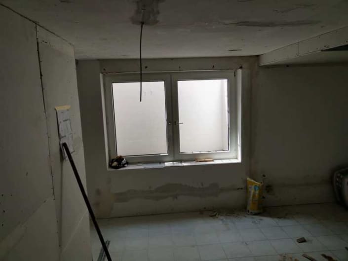 hochwertige textile Raumgestaltung vorher 4