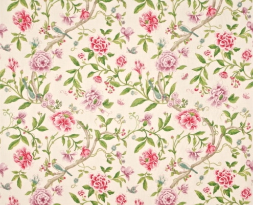 Bezugsstoff Blumenmuster Porcelain Garden DCAVPO206 Sanderson