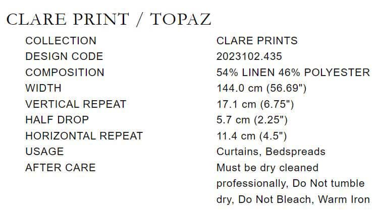 Vorhangstoff Ikat Clare Print Lee Jofa 2023102.435 info