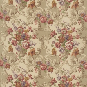 Vorhangstoffe Blumen Floral Rococo Mulberry Home FD2011.V54