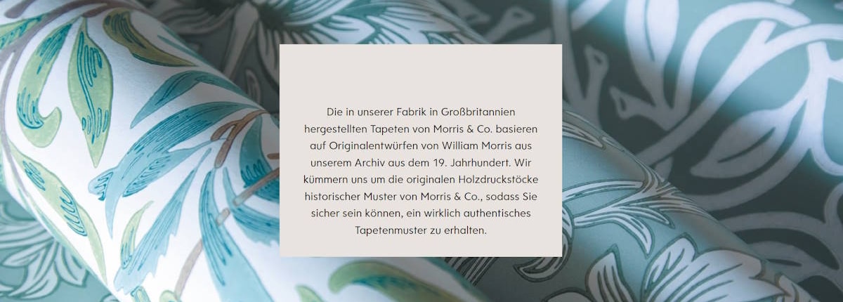 Tapeten Morris und Co
