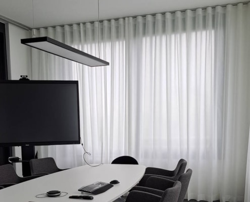 Büro mit Schallschutz Vorhang Scene2