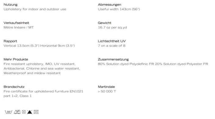 Bezugsstoff Outdoor Elitis - Aquarama un beau trophee OD 117-80 Info