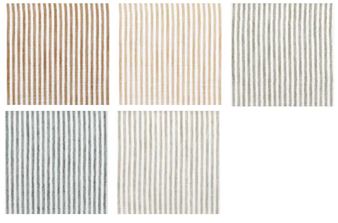 Vorhangstoff gestreift Hera Vert Imperial Casamance 45250468 Colors