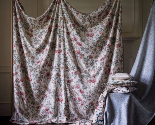 Vorhangstoff Blumen Abbeville Sanderson DFAB223968