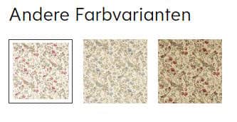 Vorhangstoff Blumen Abbeville Sanderson DFAB223968 Colors