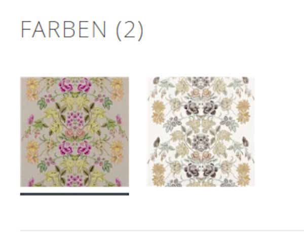 Vorhangstoff-Blumen-Isabella Fuchsia Designers-Guild FDG3135-01 Colors