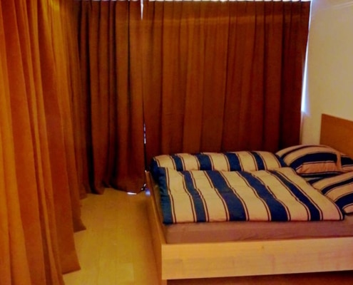 Leinenvorhänge mit Verdunkelung Schlafzimmer Scene2