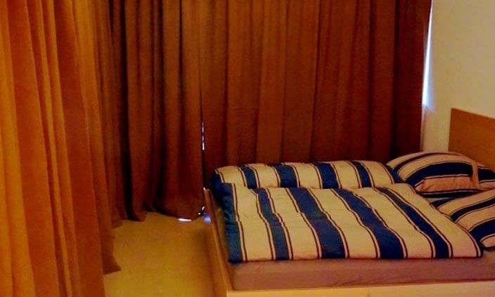 Leinenvorhänge mit Verdunkelung Schlafzimmer Scene2