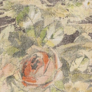 Vorhangstoff Blumen Roser 04 Yutes