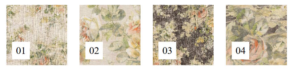 Vorhangstoff Blumen Roser 04 Yutes Colors