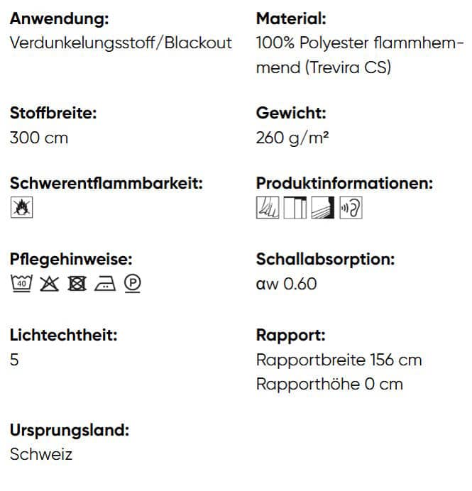 Verdunkelungsstoff Dimmer Play Creation Baumann 0102140 Info