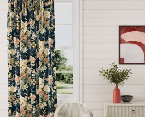 Vorhangstoff Blumen Emperor Peony Sanderson DWAT226961